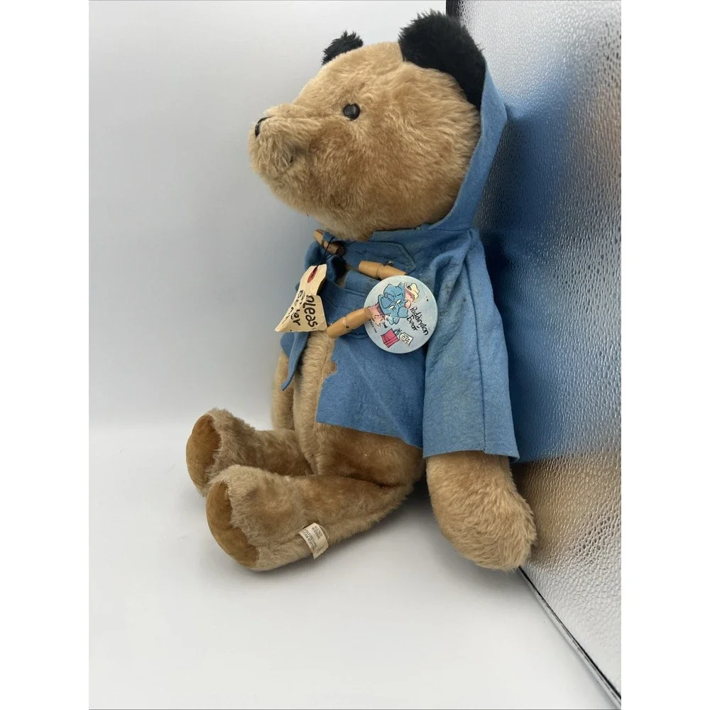 1978 Vintage Plush Darkest Peru Paddington London Bear Eden Toys w/Tags